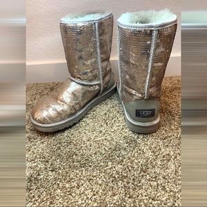 UGG SEQUINED BOOTS